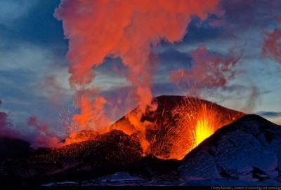 Извержение Толбачика. Фотографии.